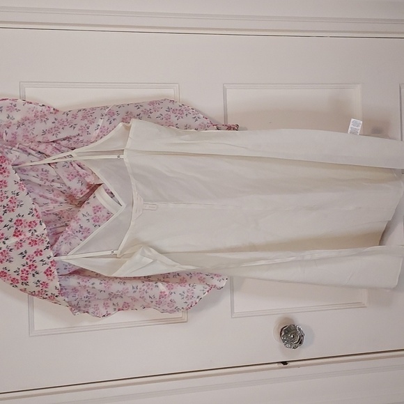 Rebecca Taylor Ikat Fleur Cotton Blouson-Sleeve Dress - Picture 12 of 12